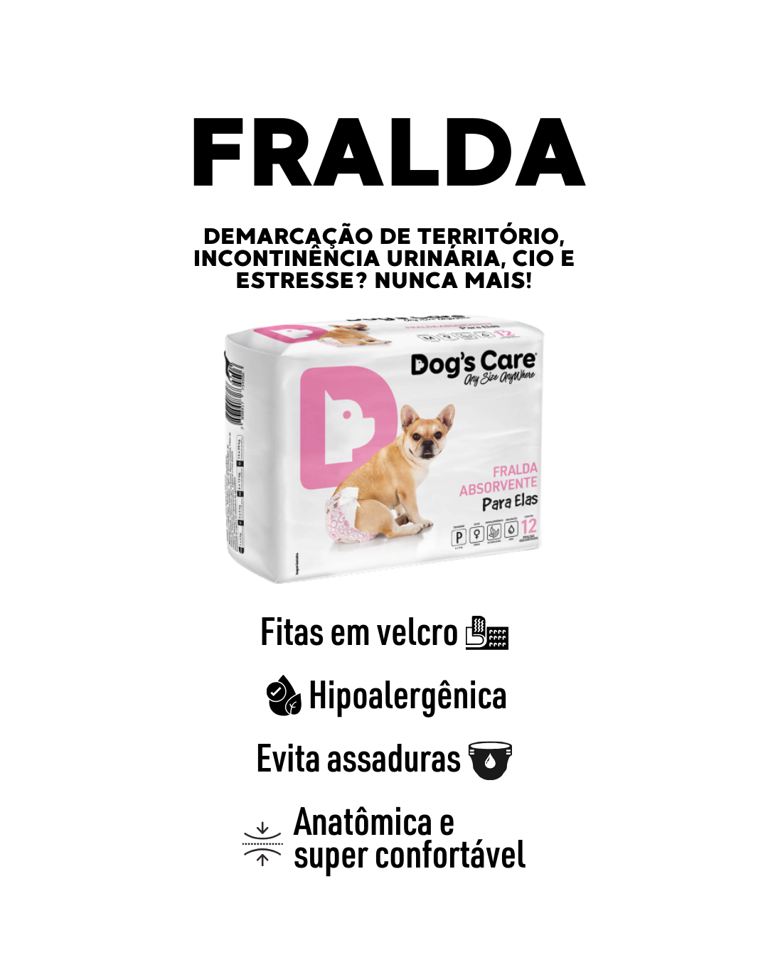 Produtos para cães e gatos 29 FRALDA MOBILE
