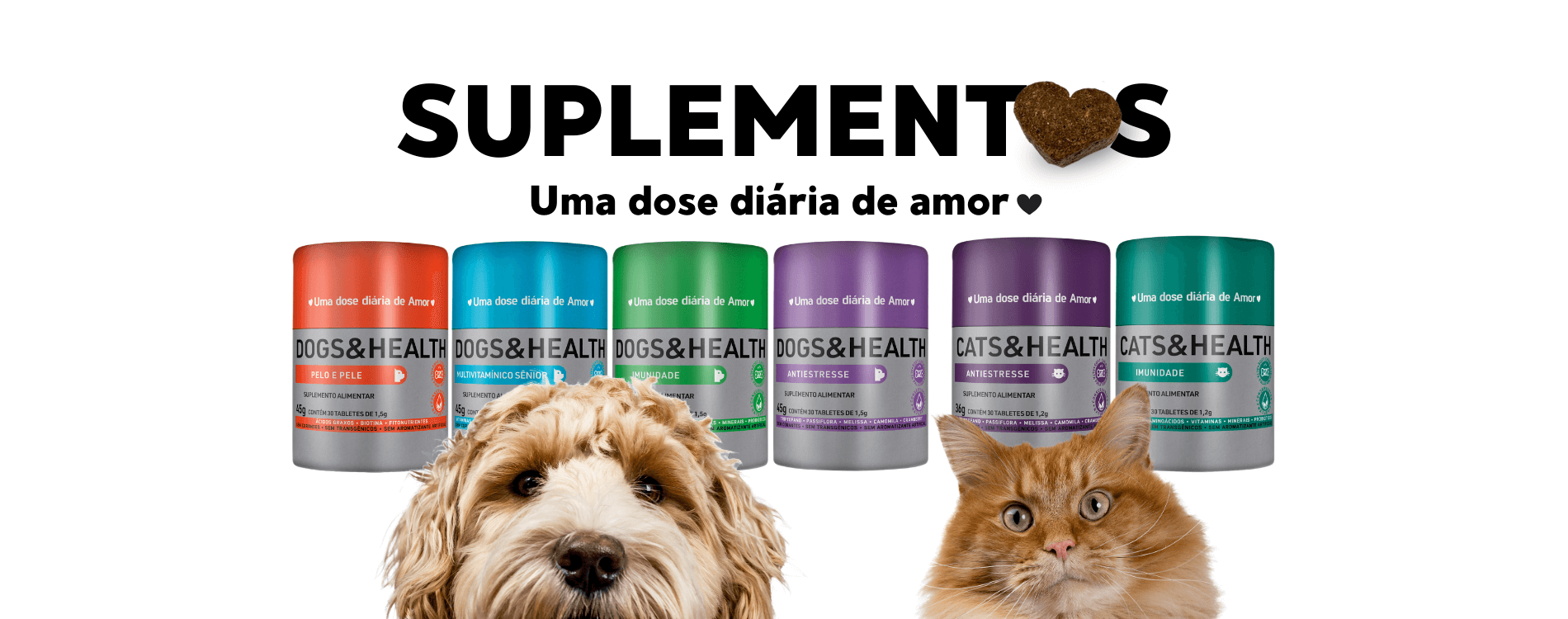 Produtos para cães e gatos 23 SUPLEMENTOS DESK